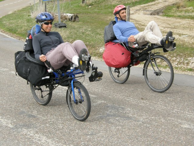2008 - A vélo couché de la France à l'Iran. France