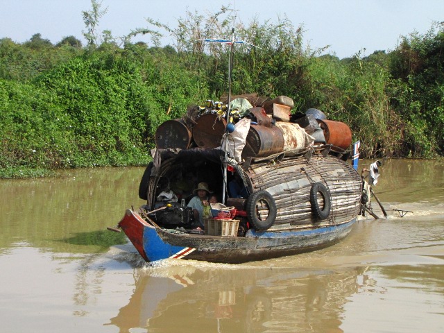 2010/2011 - A véo couché du Myanmar à la Russie et retour. Cambodge