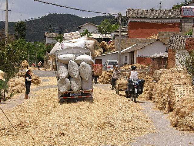 2010/2011 - A véo couché du Myanmar à la Russie et retour. Chine