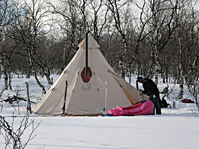 2013 - Dans le grand nord finlandais en ski-pulka-chien.