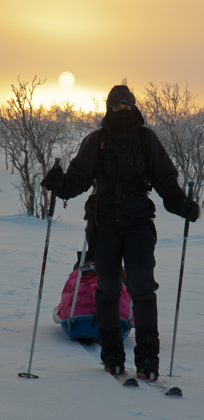 2014 - Expédition ski-pulka en solo. 71° Solitude Nord