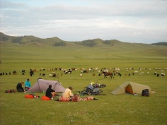 2010/2011 - A véo couché du Myanmar à la Russie et retour. Mongolie