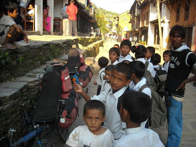 2009 - A vélo couché du Kazakhstan à l'Inde. Népal