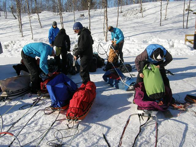 2010 - Dans le grand nord suèdois en ski-pulka-chien.
