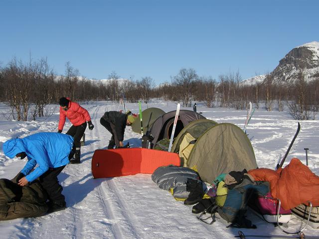 2010 - Dans le grand nord suèdois en ski-pulka-chien.